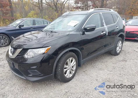 2015 Nissan Rogue Sv z USA, uszkodzony, nr VIN KNMAT2MV1FP564267